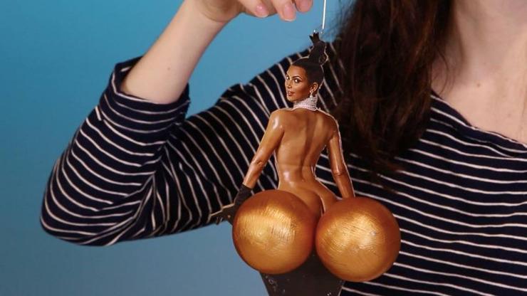 Kim Kardashianın meşhur kapağından yılbaşı süsü yapma rehberi