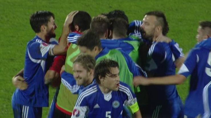 San Marino puan aldı, Lihtenştayn galip, Faroe şampiyonu devirdi