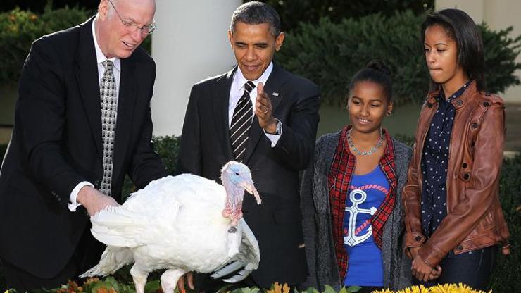 Obama Şükran Günü hindilerini affetti