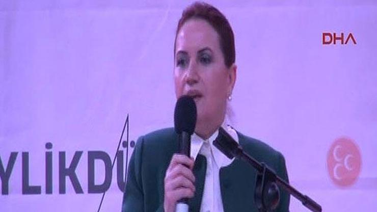 Meral Akşener Davutoğluna seslendi