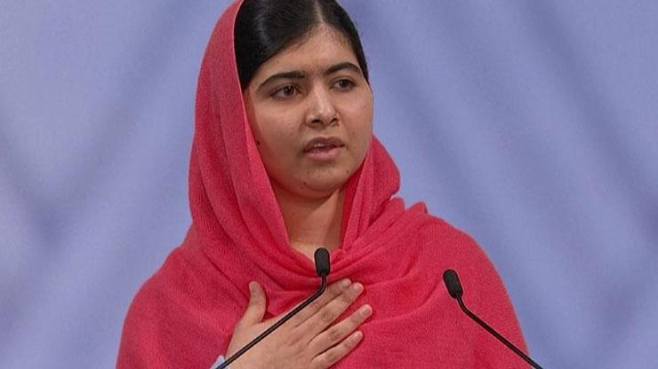 Nobel ödüllü Malala ayakta alkışlandı