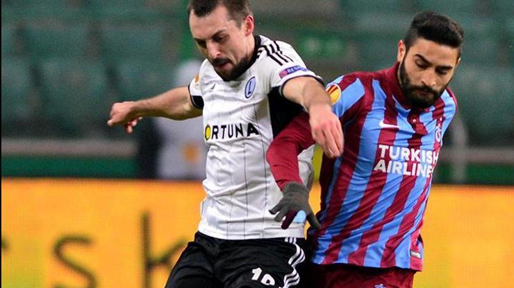 Legia Varşova - Trabzonspor: 2-0 MAÇ ÖZETİ