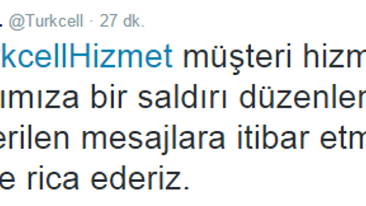 Turkcell Müşteri Hizmetleri Twitter hesabı hacklendi