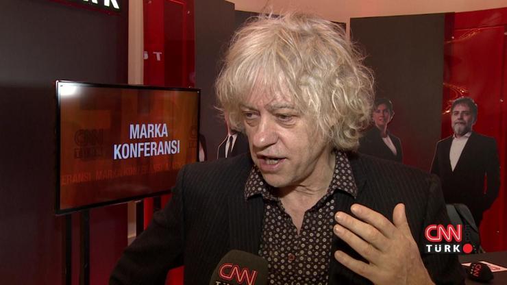 Bob Geldof ebolayla savaş projelerini CNN TÜRKe anlattı