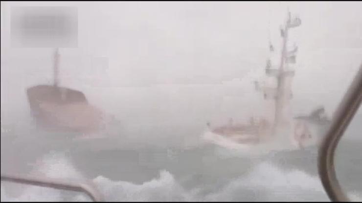 Türk kargo gemisi böyle battı...