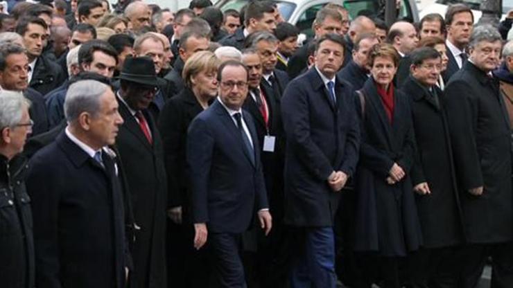 Türkiyenin Paris yürüyüşüne katılması kınandı