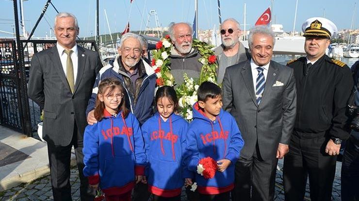 Dünya denizcilik tarihine imza atan denizcimiz Çanakkale'de Dünya denizcilik tarihine imza atan denizcimiz Çanakkale'de