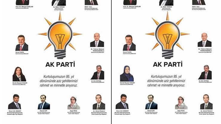 AK Partinin kutlama mesajında başörtüsü krizi