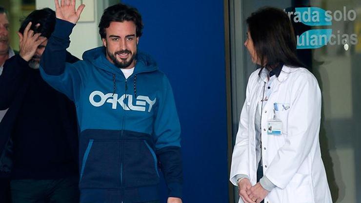 Fernando Alonso taburcu edildi