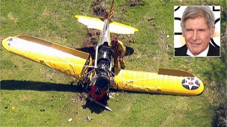 Ünlü aktör Harrison Ford uçak kazası geçirdi