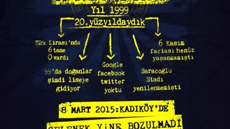 Fenerbahçeden Gelenek Bozulmadı tişörtü