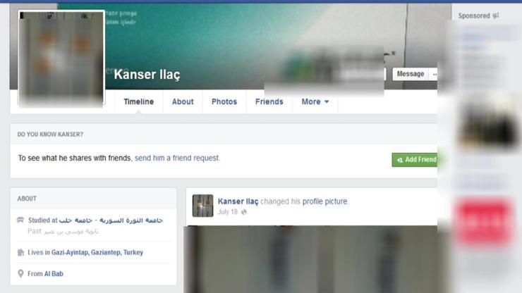 Facebookta kanser ilacı