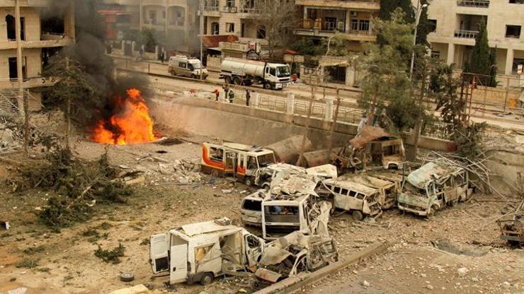Suriye ordusu İdlibe klor gazı atıyor iddiası
