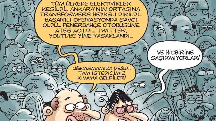 Gırgır Dergisi bu hafta kapağına elektrik kesintisini taşıdı
