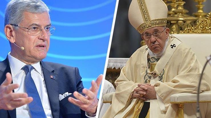 AB Bakanı Bozkır, Papayı Asala ve Nazi destekçisi olmakla suçladı