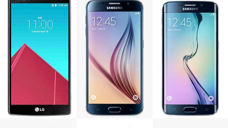 LG G4 - Galaxy S6 ve S6 Edge karşılaştırması