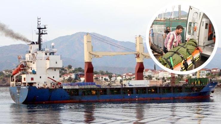 Libyada vurulan Türk şirketinin gemisi Fethiyede