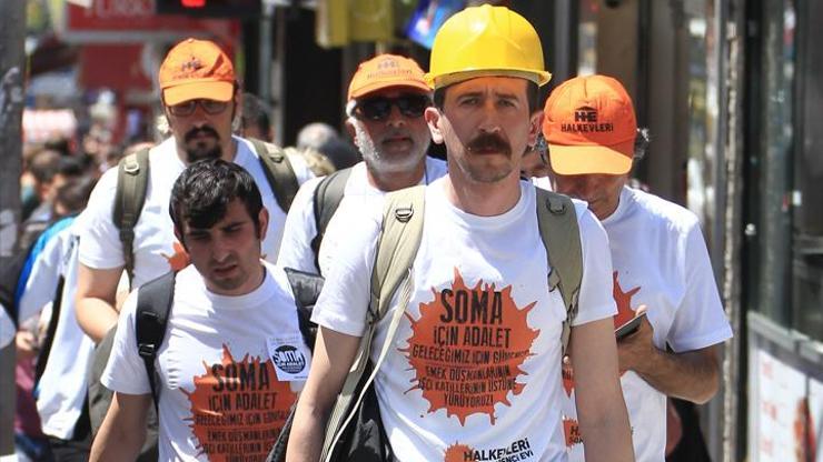 Soma için İstanbuldan Somaya yürüyorlar