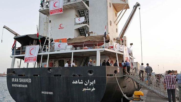 İranın yardım gemisi Aden Körfezinde