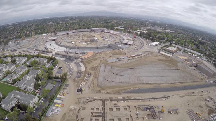 Apple Campus 2nin son halinden yeni görüntüler