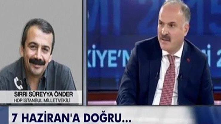 Sırrı Süreyya Önderden AK Partili Bülent Gedikliye sert çıkış: Konuşma ulan