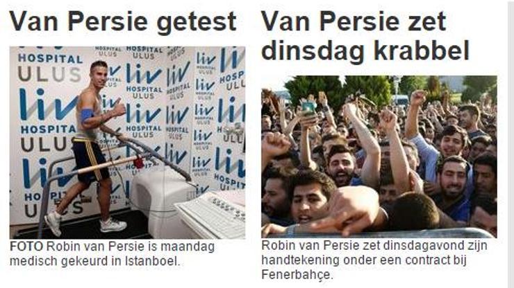 Van Persie transferi dünya basınında