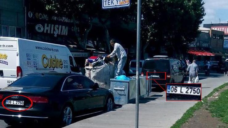CHP ve MHP sokağında aynı plakalı iki araç