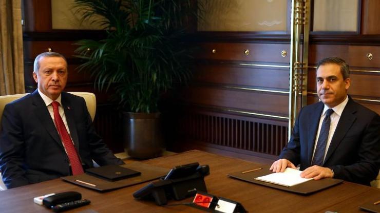 Cumhurbaşkanı Erdoğan, MİT Müsteşarı Fidan ile görüştü