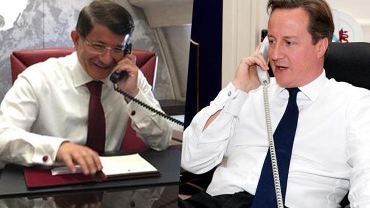 Başbakan Davutoğlu, İngiltere Başbakanı Cameronla telefonda görüştü