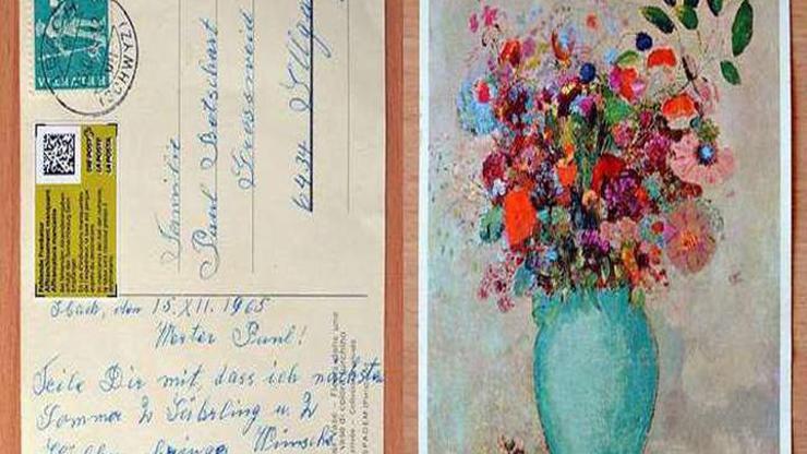 İsviçrede bir kartpostal 50 yıl sonra yerine ulaştı