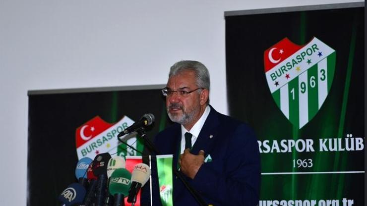 Bursaspor Başkanı Bölükbaşından zehir zemberek açıklamalar