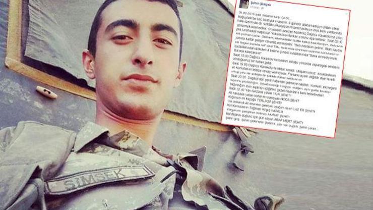 Dağlıca paylaşımı rekor kıran asker intihar etti