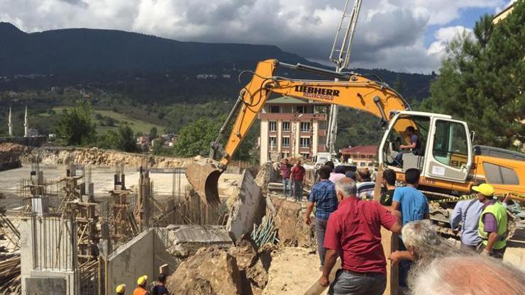 Hastane inşaatında göçük: 1 ölü