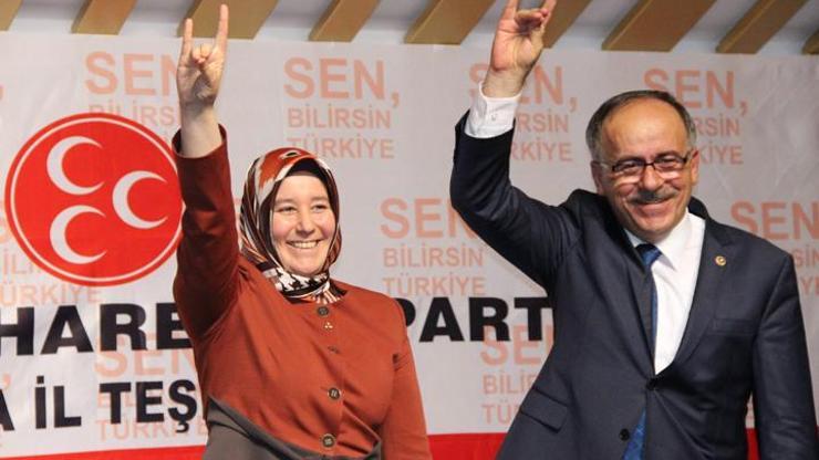 AK Partinin Konya Kadın Kolları Başkanı MHPye katıldı