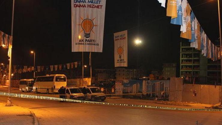 Esenyurtta AK Parti seçim bürosuna saldırı