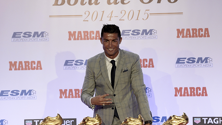 Ronaldo 4. Altın Ayakkabısını aldı
