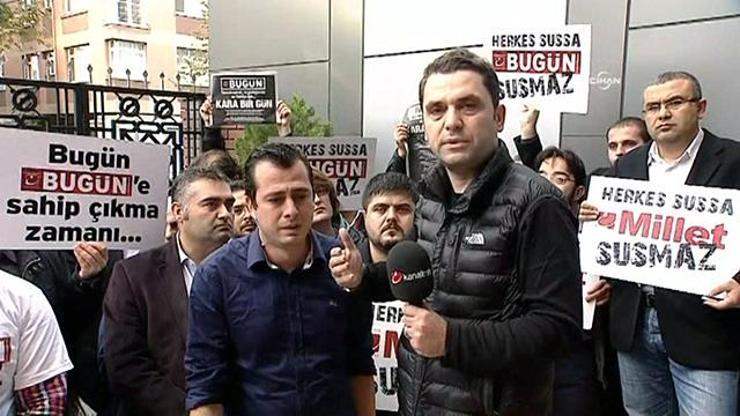Kanaltürk muhabiri canlı yayında ağladı