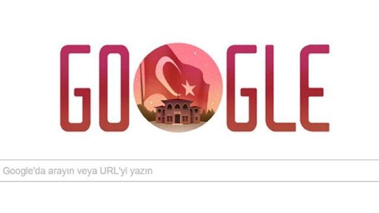 Googledan 29 Ekim Cumhuriyet Bayramı doodleı