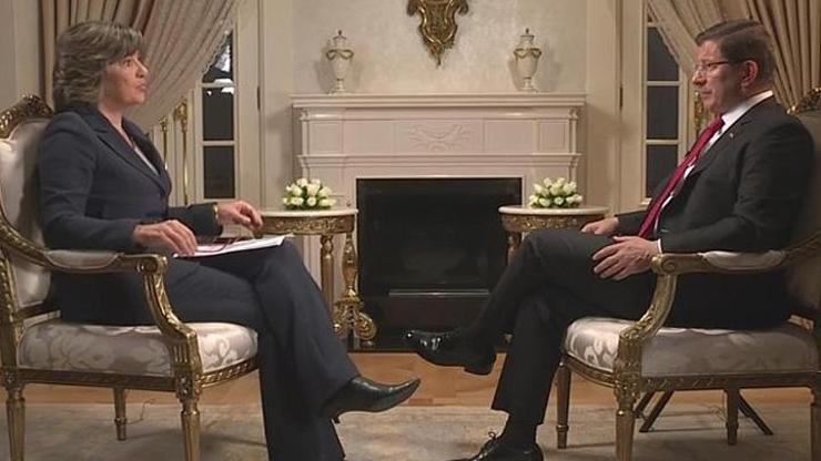 Başbakan Davutoğlu Christiane Amanpourun sorularını yanıtladı
