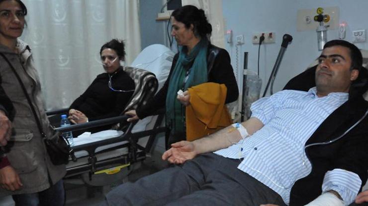 Polis müdahalesinde HDPli Irmak ve Zeydan yaralandı