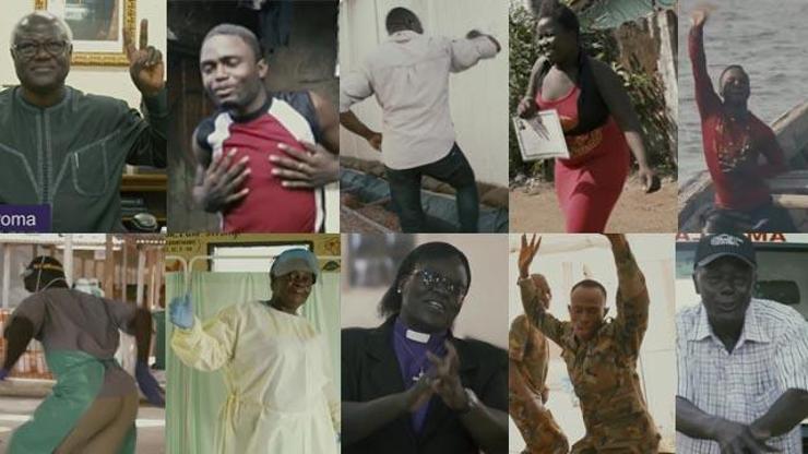 Ebolanın son bulması dansla kutlandı: Güle güle Ebola