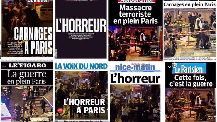 Paris saldırıları dünya basınının manşetlerine böyle yansıdı