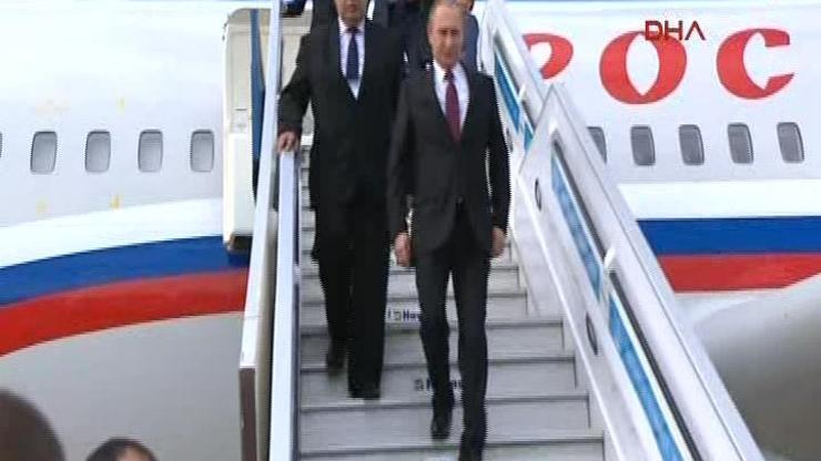 Putin Antalyaya geldi