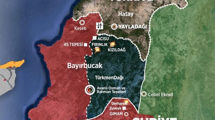 Bayırbucak Türkmen bölgesine saldırılar sürüyor
