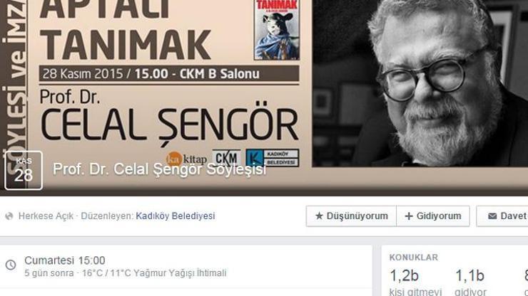 Kadıköy Belediyesi Celal Şengör söyleşisini iptal etti
