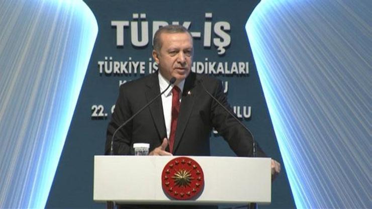 Erdoğan: Kanaati hep işçiden beklemeyin