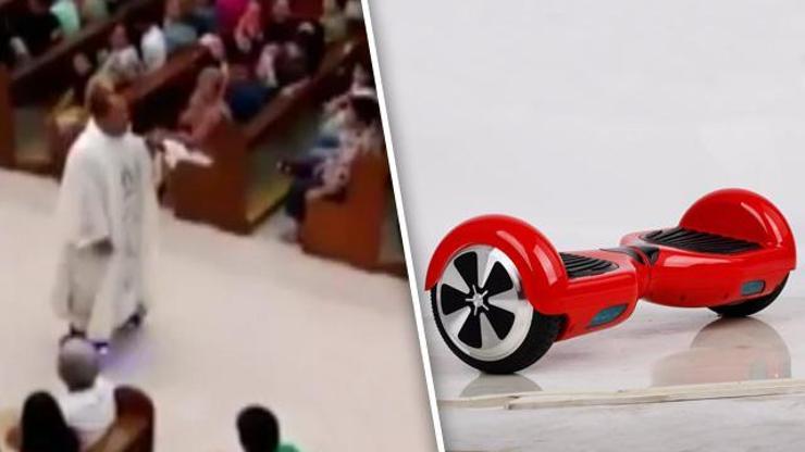 Hoverboard üzerinde ayin yapan rahibe ceza