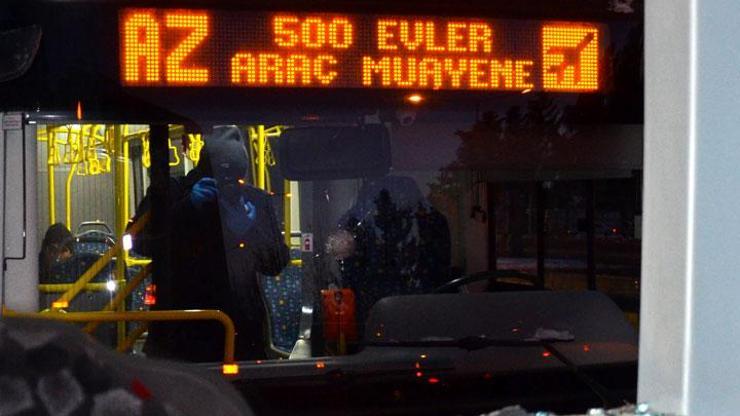 Diyarbakırda iki belediye otobüsü kurşunlandı