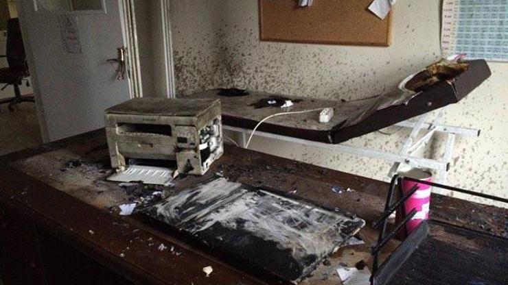 Diyarbakırda sağlık merkezine saldırı