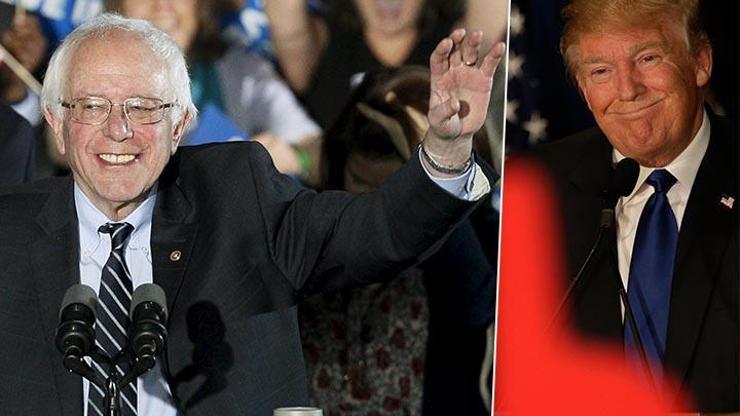 New Hampshireın galipleri Sanders ve Trump oldu